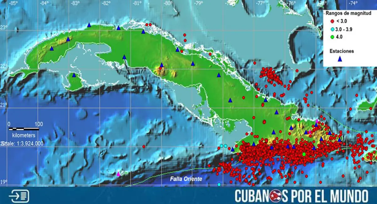 Durante los primeros seis meses de 2025, Cuba experimentó una notable actividad sísmica con un total de 3,623 sismos de baja intensidad, de los cuales solo diez fueron perceptibles para la población, según informó el Centro Nacional de Investigaciones Sismológicas (Cenais).