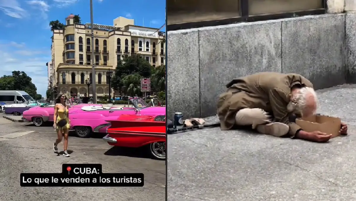 Influencer argentina muestra la realidad que se vive en Cuba comparada con lo que le ofrecen a los turistas