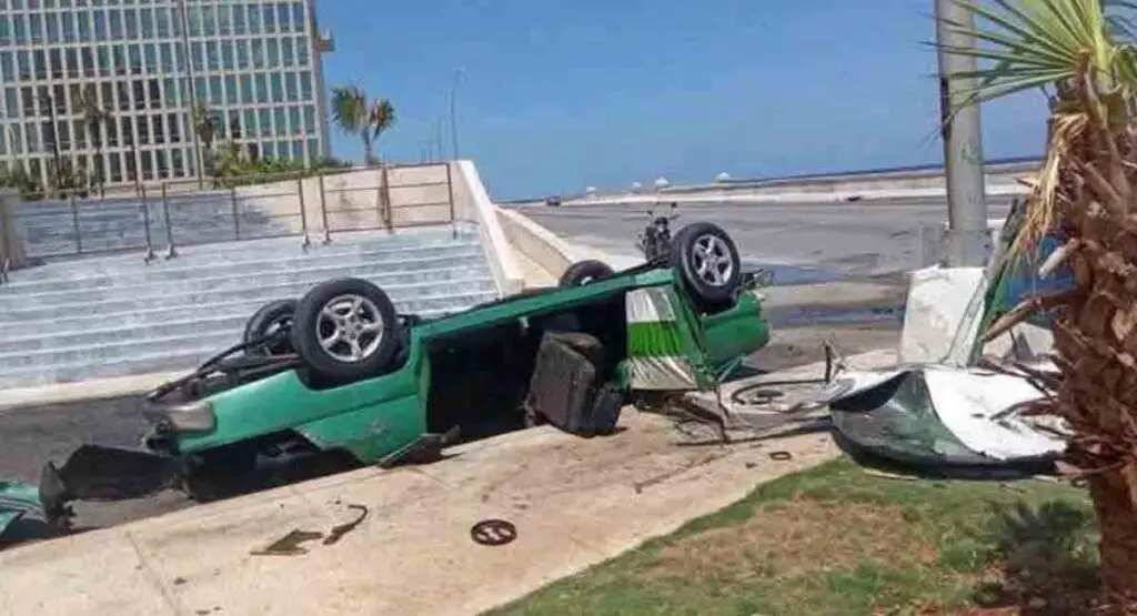 Varios heridos tras accidente de tránsito en el Malecón de La Habana