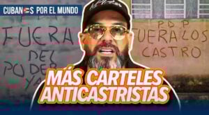 El presentador cubano Alex Otaola informó que los miembros del Partido del Pueblo (PDP) continúan su activismo dentro de la isla llenando las calles de carteles en contra de la dictadura castrista.