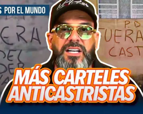 El presentador cubano Alex Otaola informó que los miembros del Partido del Pueblo (PDP) continúan su activismo dentro de la isla llenando las calles de carteles en contra de la dictadura castrista.