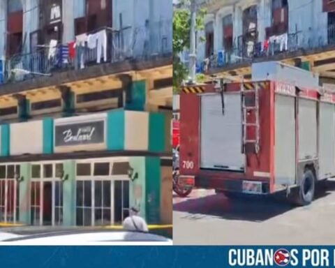 Al menos una persona falleció este jueves producto de un derrumbe registrado en la planta alta de un edificio donde se encontraba un falso techo en un restaurante de Centro Habana.