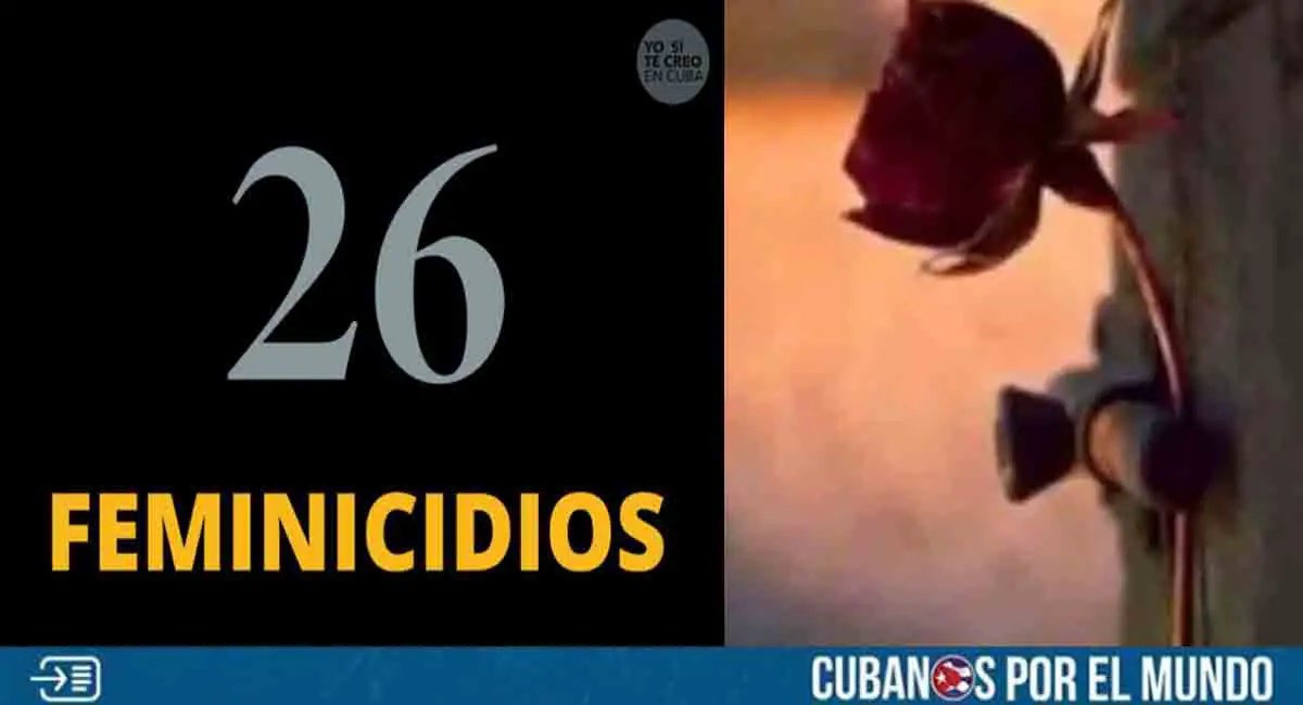 Confirman otros dos feminicidios en Cuba; la cifra asciende a 26