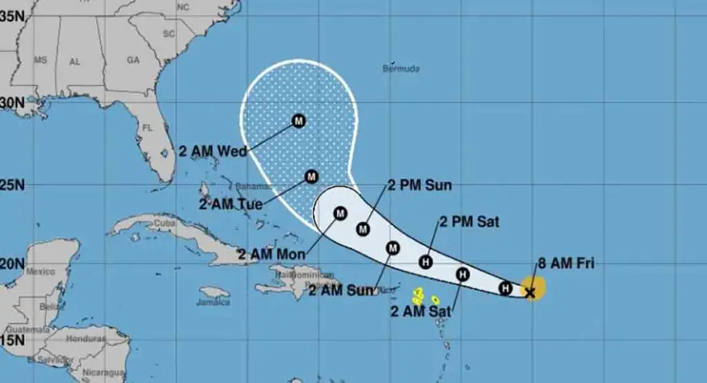 Erin, próximamente huracán, no será un peligro para Cuba y Florida