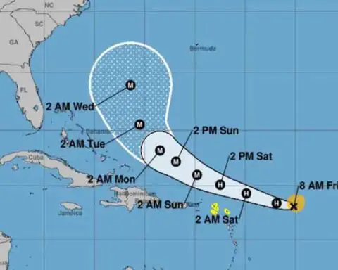 Erin, próximamente huracán, no será un peligro para Cuba y Florida