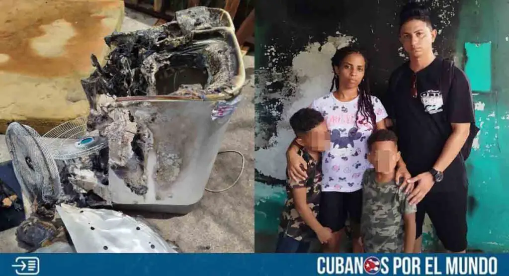 Familia de Guantánamo lo perdió todo en un incendio
