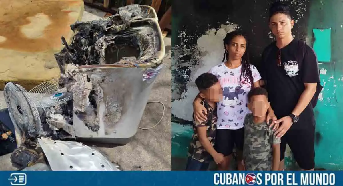 Familia de Guantánamo lo perdió todo en un incendio