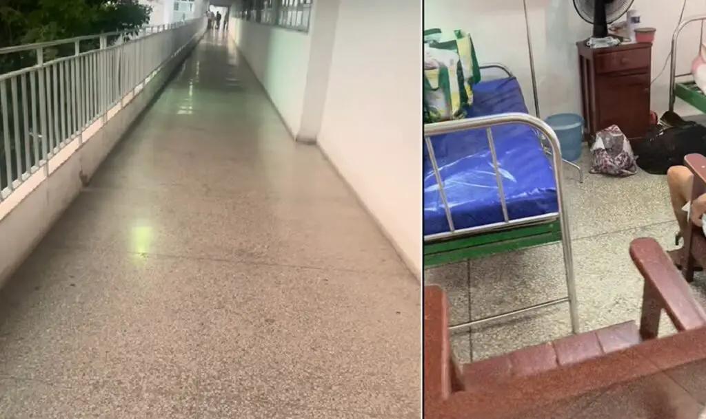 Cubana muestra las deplorables condiciones del hospital en Matanzas