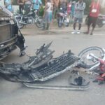 Choque entre lujoso Hyundai Palisade y una moto en La Habana conmociona a vecinos