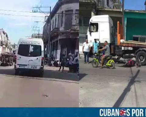 Accidente de tránsito entre un motorista y una rastra en La Habana