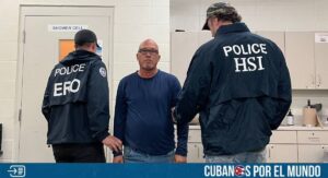 El gobierno de Estados Unidos difundió este viernes fotos del arresto del represor cubano y exteniente coronel del Ministerio del Interior de la dictadura castrista (MININT), Jorge Luis Vega García.