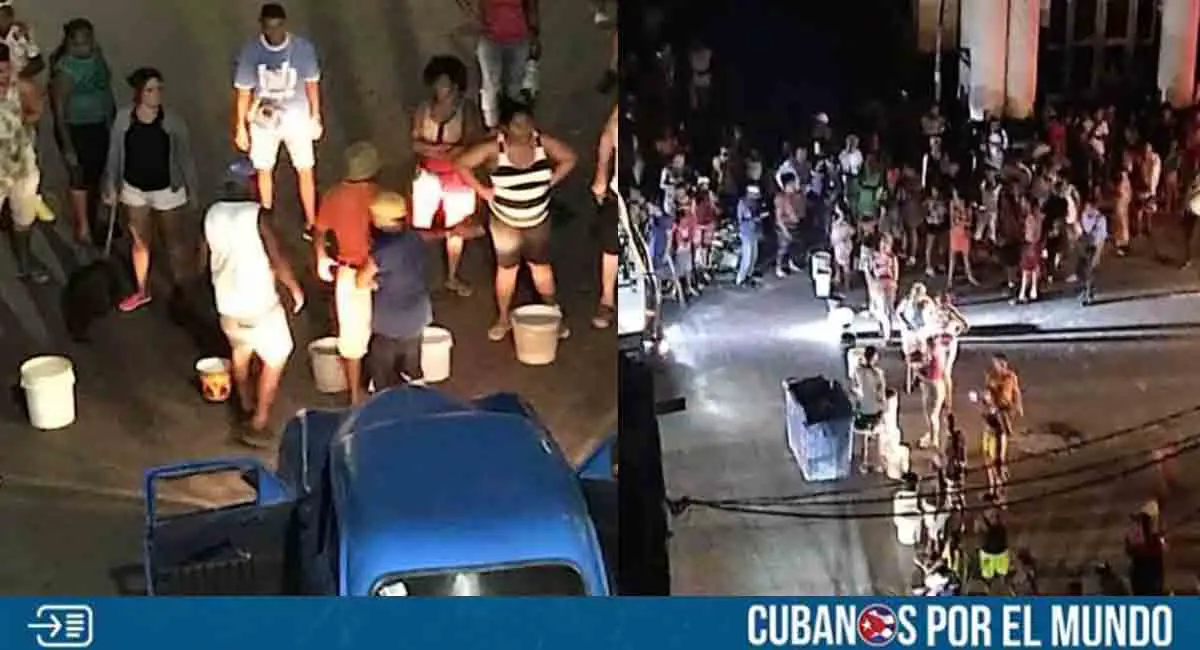 Vecinos de Centro Habana protestaron tras varios días sin agua