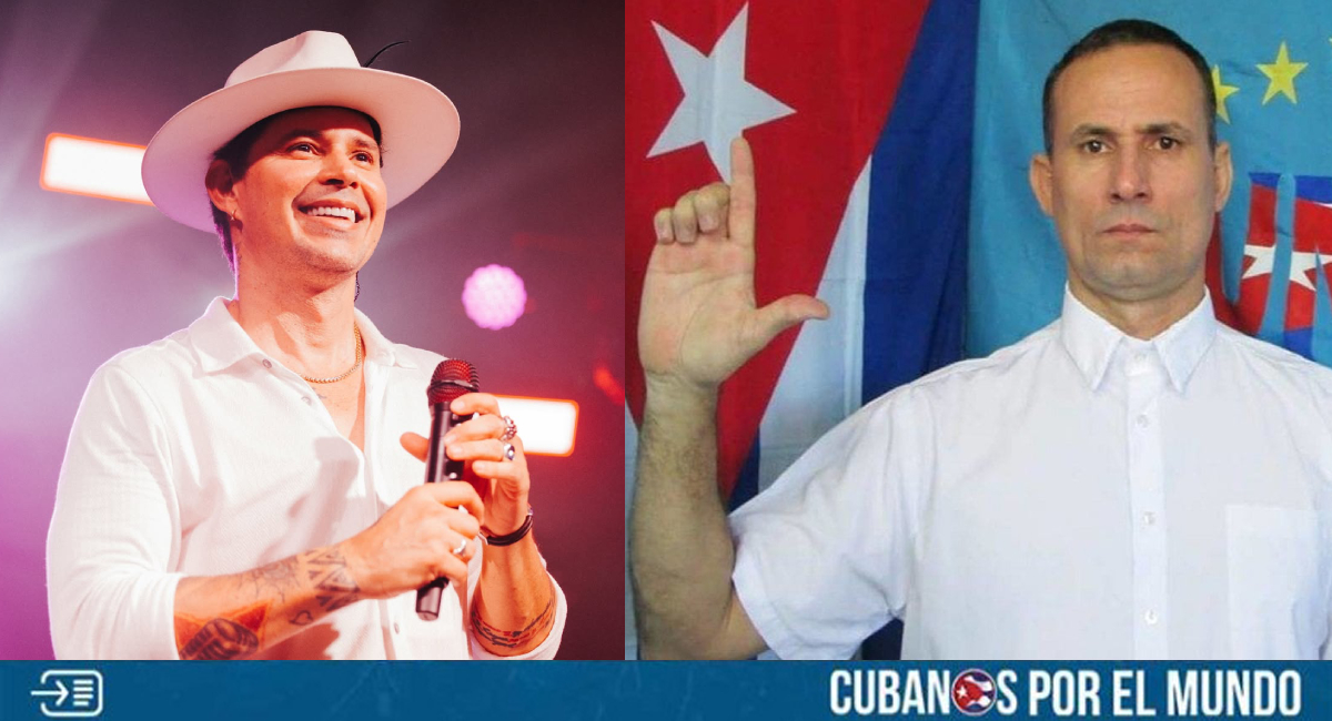 El cantante Leoni Torres se unió al grupo de artistas cubanos que se pronunciaron por la llegada del líder opositor, José Daniel Ferrer, a Estados Unidos este lunes.