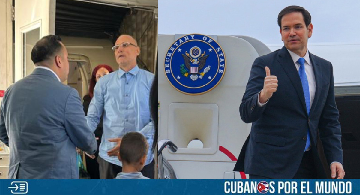 El secretario de Estado de Estados Unidos, Marco Rubio, reaccionó a la llegada del líder opositor, José Daniel Ferrer, a Miami tras ser forzado al exilio por la dictadura criminal de La Habana.