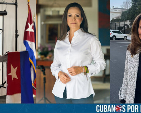 Los congresistas cubanoamericanos María Elvira Salazar, Mario Díaz- Balart y Carlos Giménez celebraron que la líder opositora venezolana María Corina Machado recibiera el Premio Nobel de la Paz.