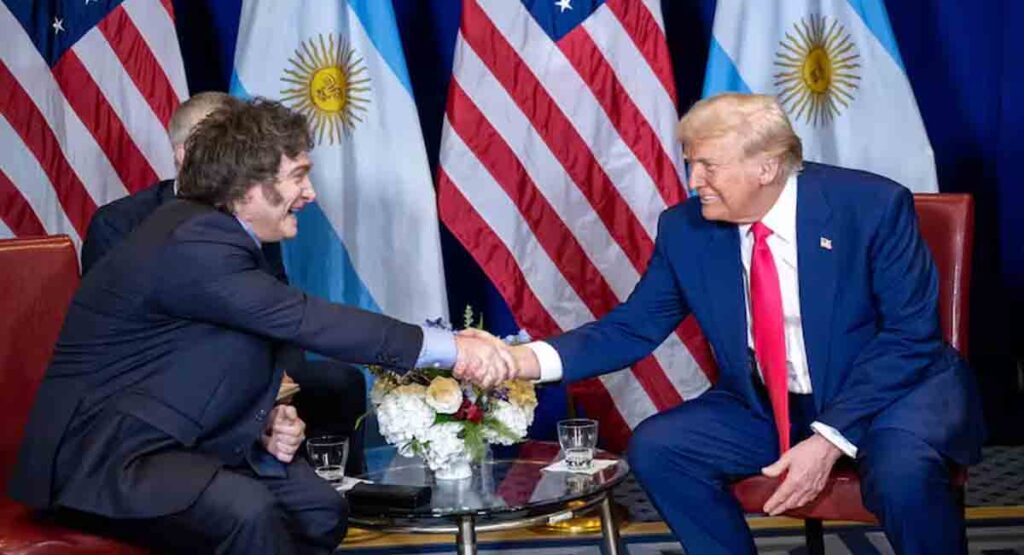 Javier Milei felicita a Trump por el acuerdo entre Israel y Hamás