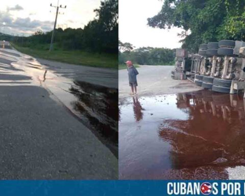 Rastra de petróleo se vuelca en Mayabeque y causa un grave derrame