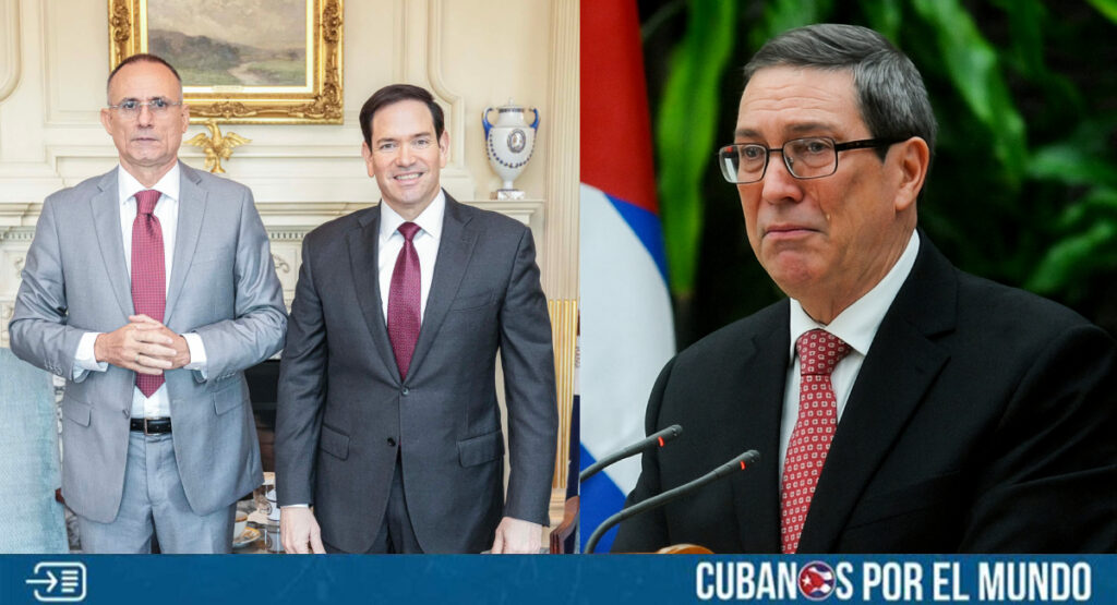 El canciller castrista, Bruno Rodríguez Parrilla, reaccionó con una pataleta e insultos al encuentro entre el líder opositor, José Daniel Ferrer, y el secretario de Estado de Estados Unidos, Marco Rubio.