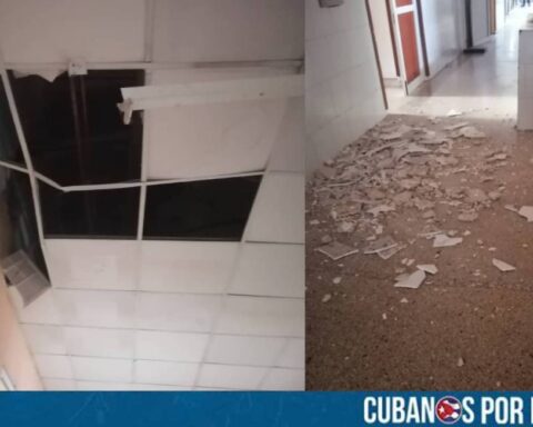 En horas de la mañana de este miércoles se reportó un derrumbe parcial en una sala del Hospital Calixto García de La Habana.