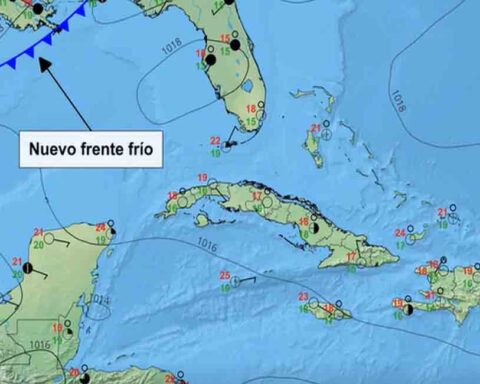 Cuba cerrará el año con un frente frío