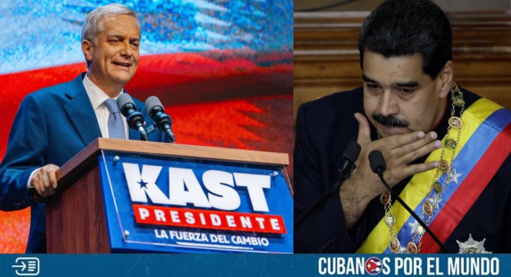 El presidente electo de Chile, José Antonio Kast, formuló declaraciones públicas este martes en las que calificó a Nicolás Maduro como “narcodictador”, en el marco de un intercambio verbal con el tirano sobre políticas de migración y seguridad.