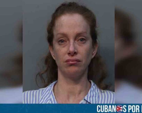 Mujer detenida en Miami por patear a su esposo, sentarse en plena autopista y hasta escupir a un oficial