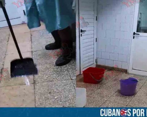 Pacientes de un hospital en Santiago de Cuba, rodeados de aguas fecales