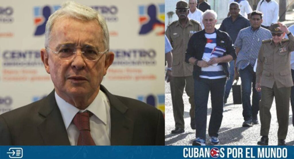 El expresidente de Colombia, Álvaro Uribe Vélez, lamentó la persistencia de la dictadura cubana, al tiempo que celebró la caída de Maduro en Venezuela.