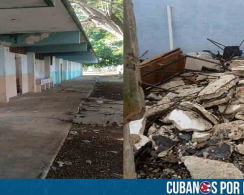 Inminente derrumbe pone en serio peligro a niños de una escuela en La Habana