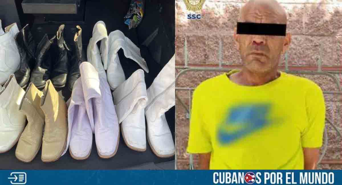 A la cárcel un cubano en México por robar más de mil dólares en botas de piel