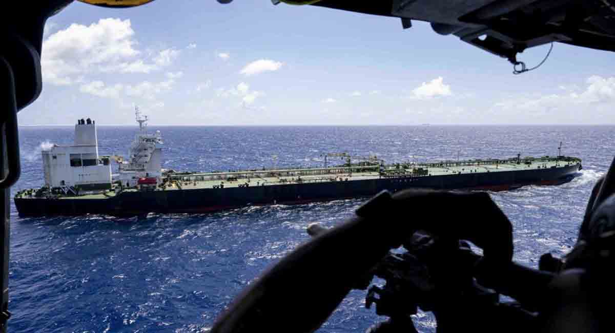 Estados Unidos intercepta al buque petrolero Bertha en el océano Índico