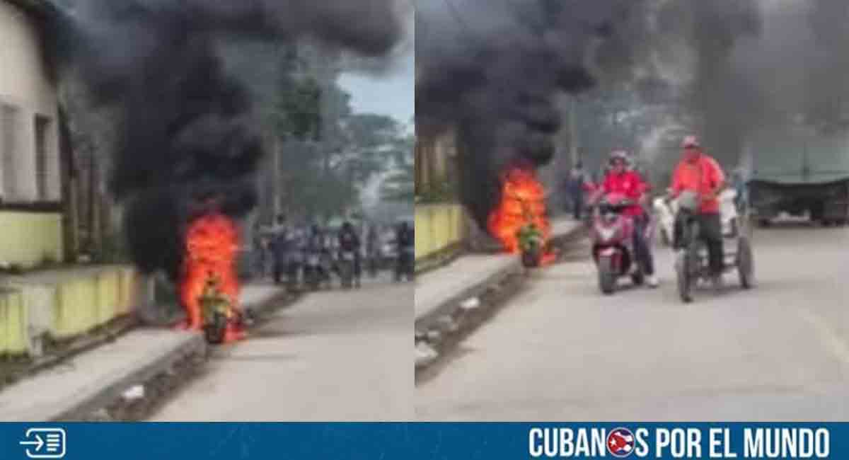 Se incendió una motorina en Camagüey y los bomberos nunca llegaron