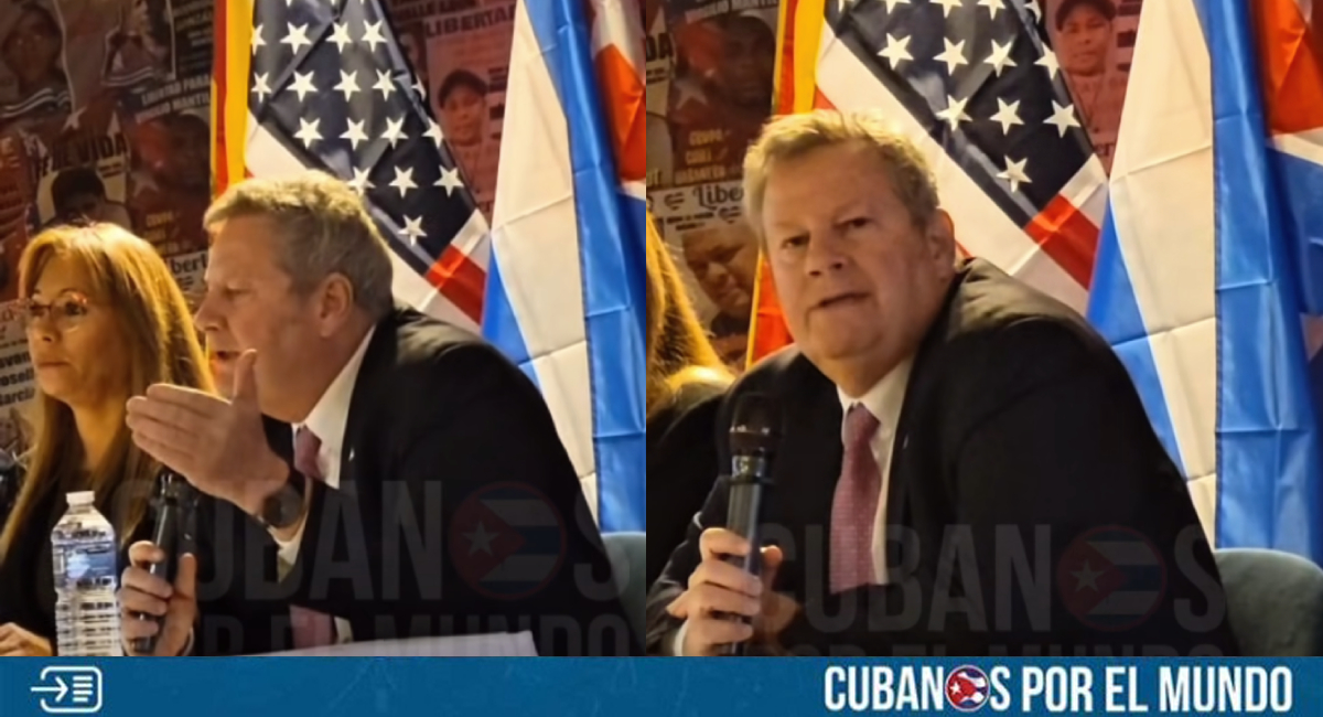 El jefe de la misión diplomática de Estados Unidos en La Habana, Mike Hammer, sostuvo este miércoles un encuentro con miembros del exilio cubano en España.