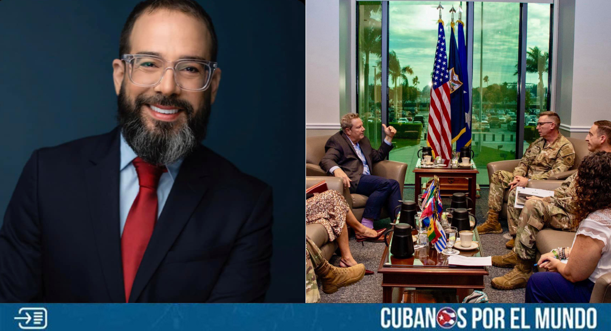El influencer cubanoamericano Alex Otaola reaccionó a la reciente reunión que sostuvo en Miami el jefe de la misión diplomática de Estados Unidos en Cuba, Mike Hammer, con la cúpula del Comando Sur.