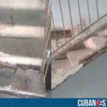 Familias en Santiago de Cuba, en peligro por el grave deterioro de unas escaleras