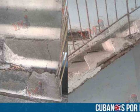 Familias en Santiago de Cuba, en peligro por el grave deterioro de unas escaleras