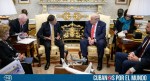 El presidente de Estados Unidos, Donald Trump, recibió este martes en la Casa Blanca al presidente comunista de Colombia, Gustavo Petro, en un encuentro bilateral en el que el mandatario estadounidense trasladó al narcoguerrillero los lineamientos centrales de su agenda para América Latina, según precisaron reportes de prensa internacional.