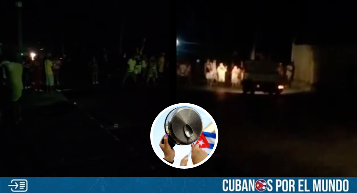 Por segundo día consecutivo, cubanos cansados de los interminables apagones volvieron a las calles en múltiples barrios de La Habana, golpeando cacerolas, encendiendo fogatas y gritando “¡Queremos Libertad!” y “¡Abajo el comunismo!” contra la dictadura castrista que los mantiene en oscuridad y miseria.