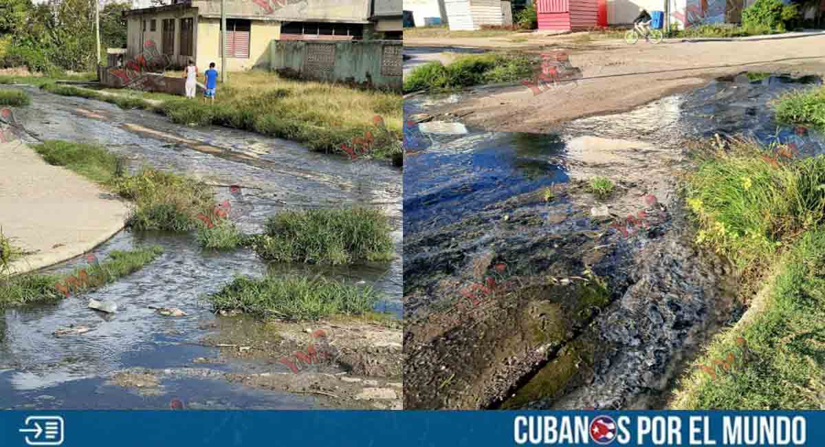 Vecinos de Santiago de Cuba están rodeados de aguas albañales: "Esto lleva meses"